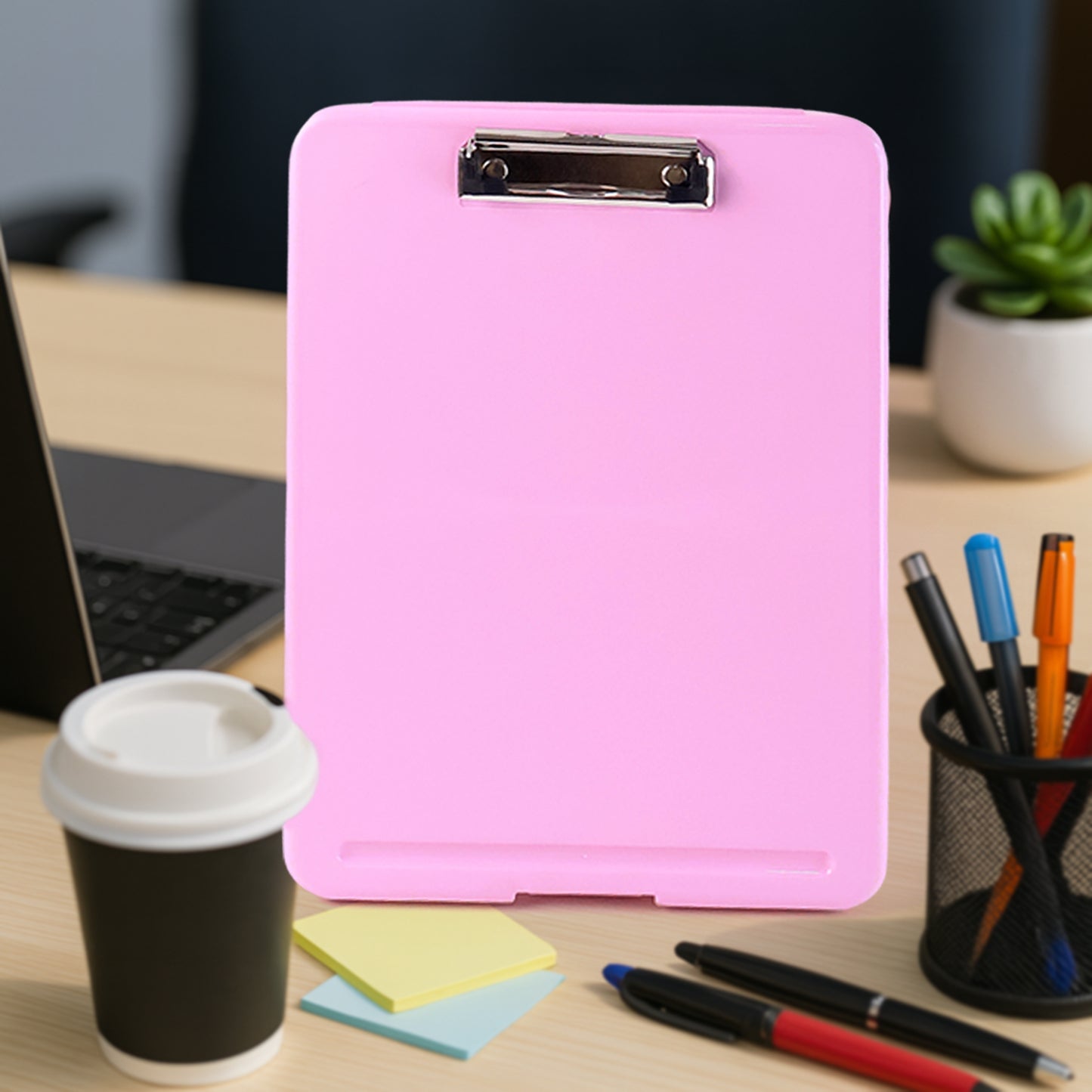 A4 Size Hard Plastic Clipboard File Folder (1 Pc) - Happy Price - Image 2