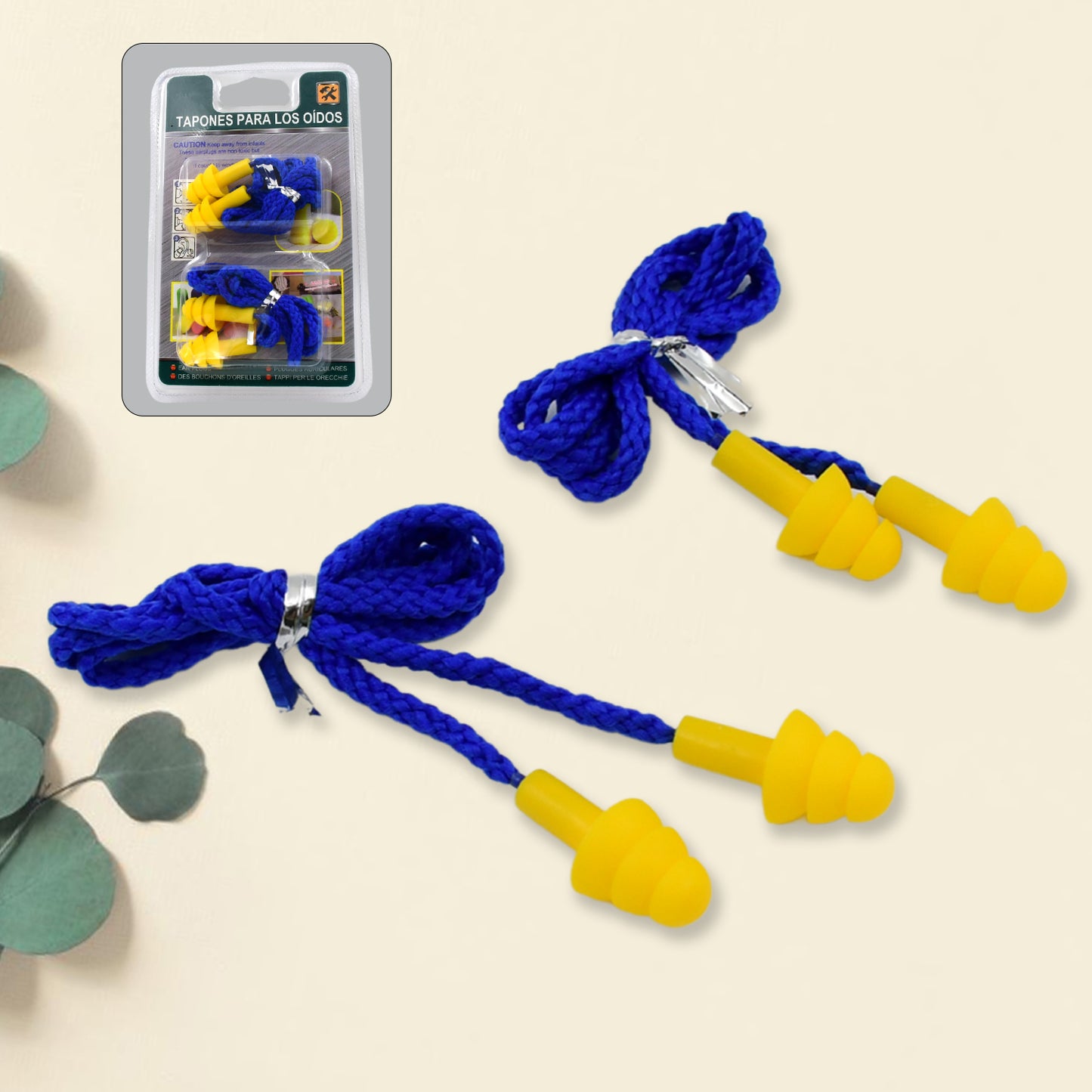 Soft Silicone Ear Plugs Hearing Protection (2 Pc Set) - Happy Price - Image 2