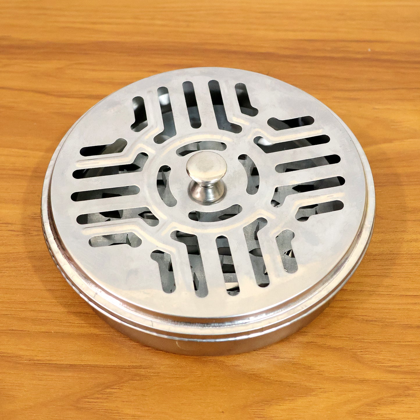 Stainless Steel Mosquito Coil Holder with Lid & Ash Tray - 1 Pc - Happy Price - Image 7