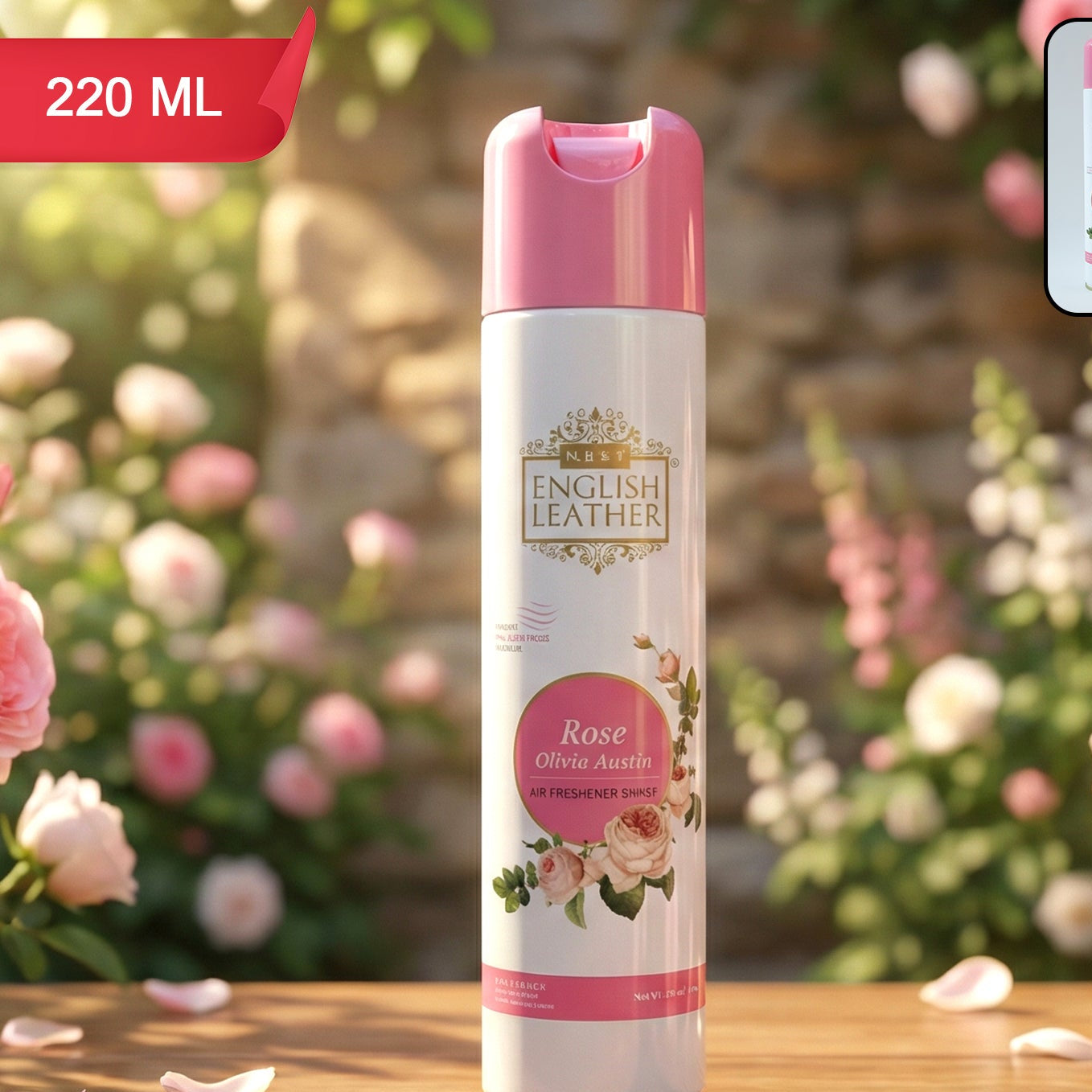 Next Premium English Leather Rose Air Freshener Spray 220 Ml