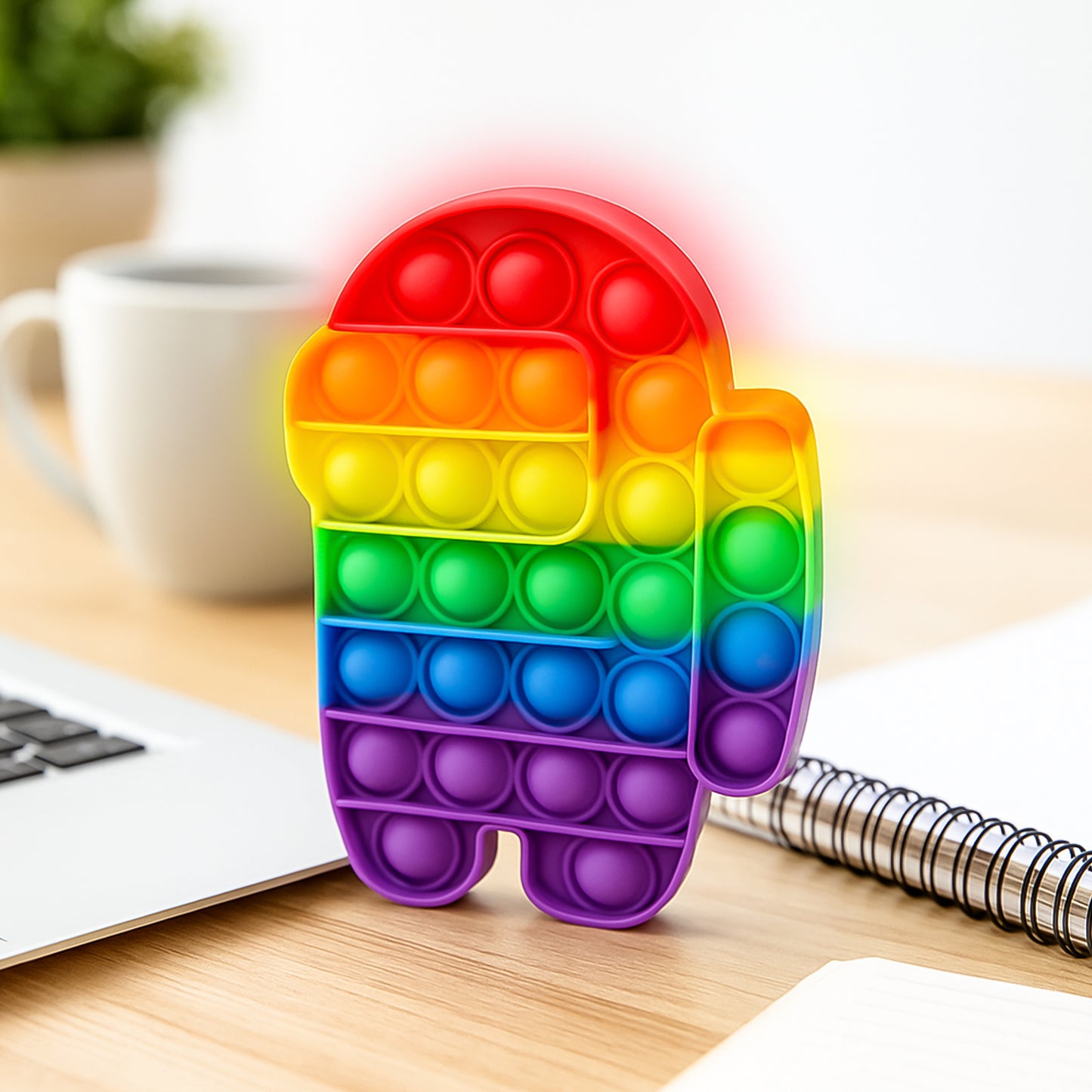 Astronaut Silicone Pop It Fidget Toy for Stress Relief (1 Pc) - Happy Price - Image 6