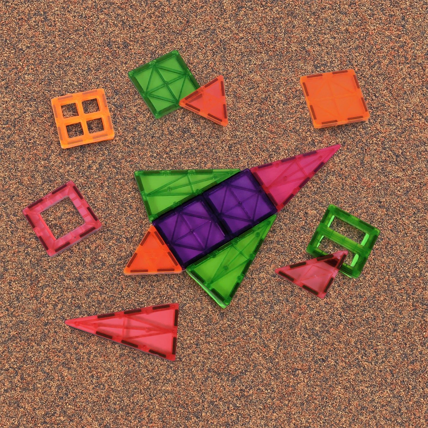 32 Piece Magnetic Building Tiles Set for Kids - STEM Learning Blocks - Happy Price - Image 3