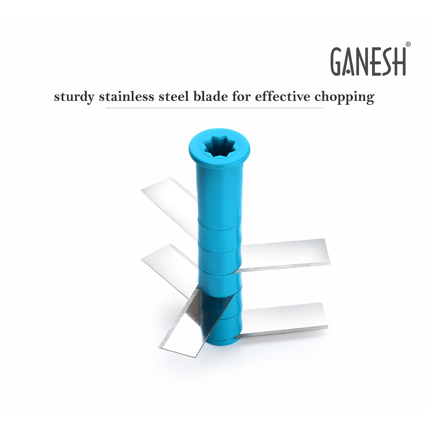Ganesh Master Chopper With 5 Stainless Steel Blades Xl Large Jumbo Chopper (900 Ml) - Happy Price - Image 3