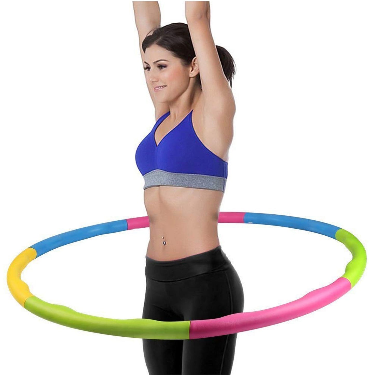 Hoops Hula Interlocking Exercise Ring For Fitness With Dia Meter Boys Girls And Adults - Happy Price - Image 6