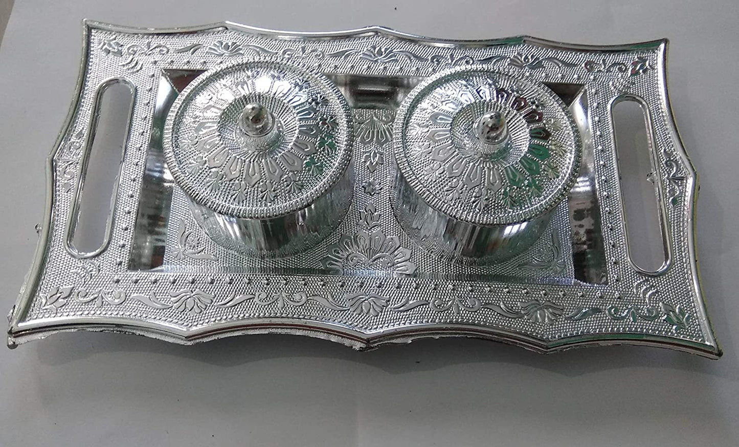 Multipurpose Decorative Multi Storage Mukhwas Daniserving Tray - Happy Price - Image 2