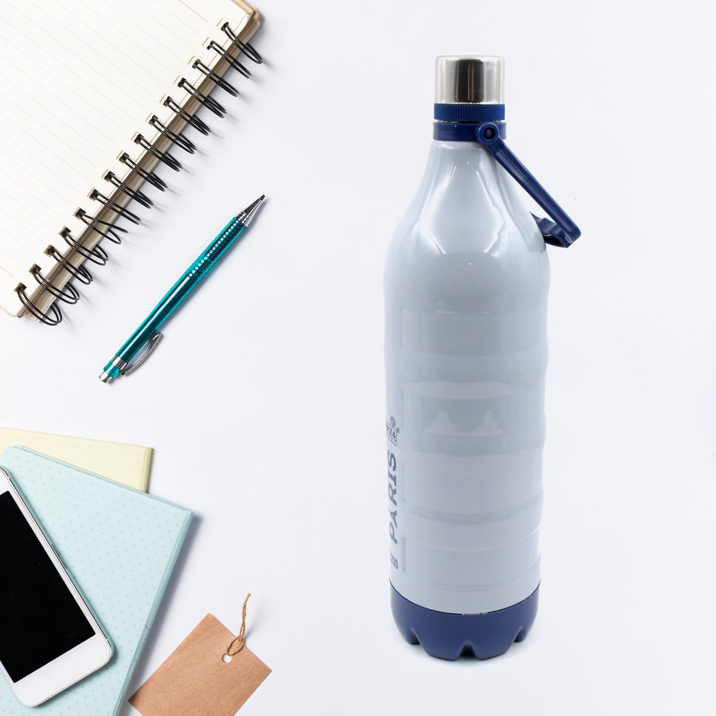 Plastic Sports Insulated Water Bottle With Handle Easy To Carry High Quality Water Bottle Bpa-free  Leak-proof For Kids School For Fridge Office Sports School Gym Yoga (1 Pc 1500ml 2200ml) - Happy Price - Image 5