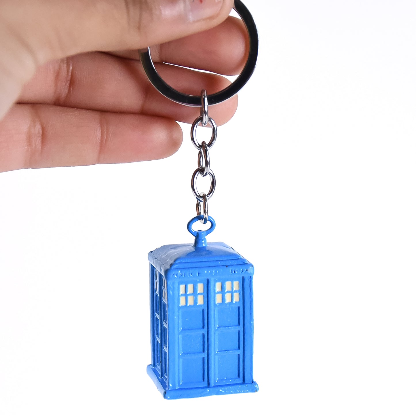 Police Booth Box Shape 3 D Metal Keychain (1 Pc) - Happy Price - Image 4