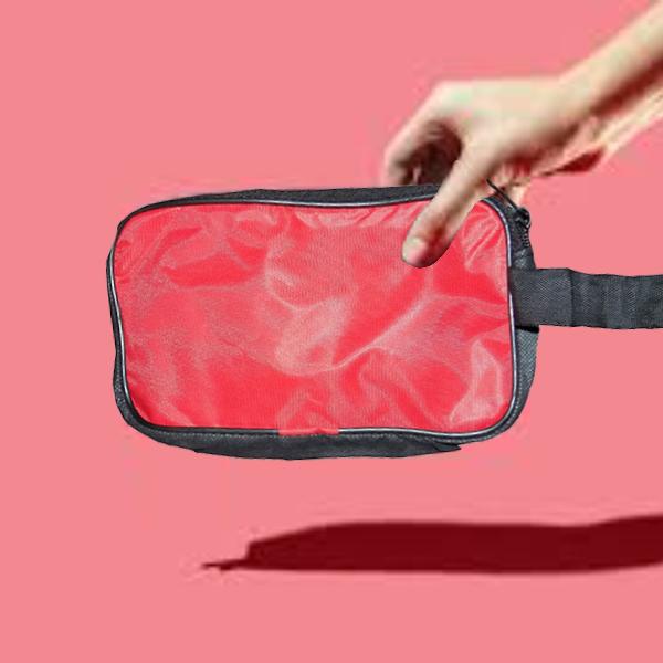 0845 Portable Travel Hand Pouchshaving Kit Bag For Multipurpose Use (Red) - Happy Price - Image 5