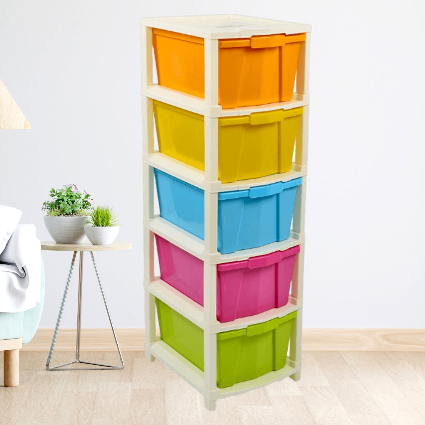 Multipurpose Modular Drawer Organizer Storage Box - 5 Layers - Happy Price - Image 4