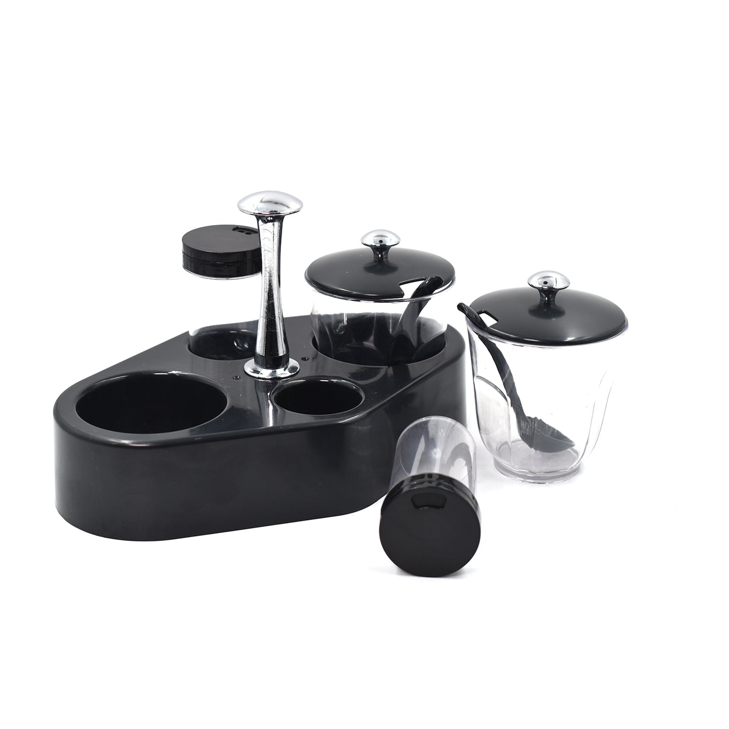 Ganesh Rendy Condiment Set For Kitchen Transparent Jar For Easy To Access Spice 1 Piece Spice Set  (Plastic) - Happy Price - Image 4