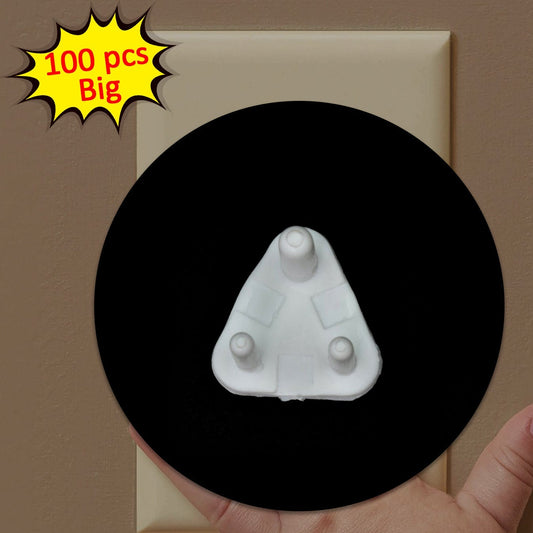 Baby Safety Big Electrical Socket Cover Outlet Plug Protector (Pack Of 100pc) - Happy Price - Image 1