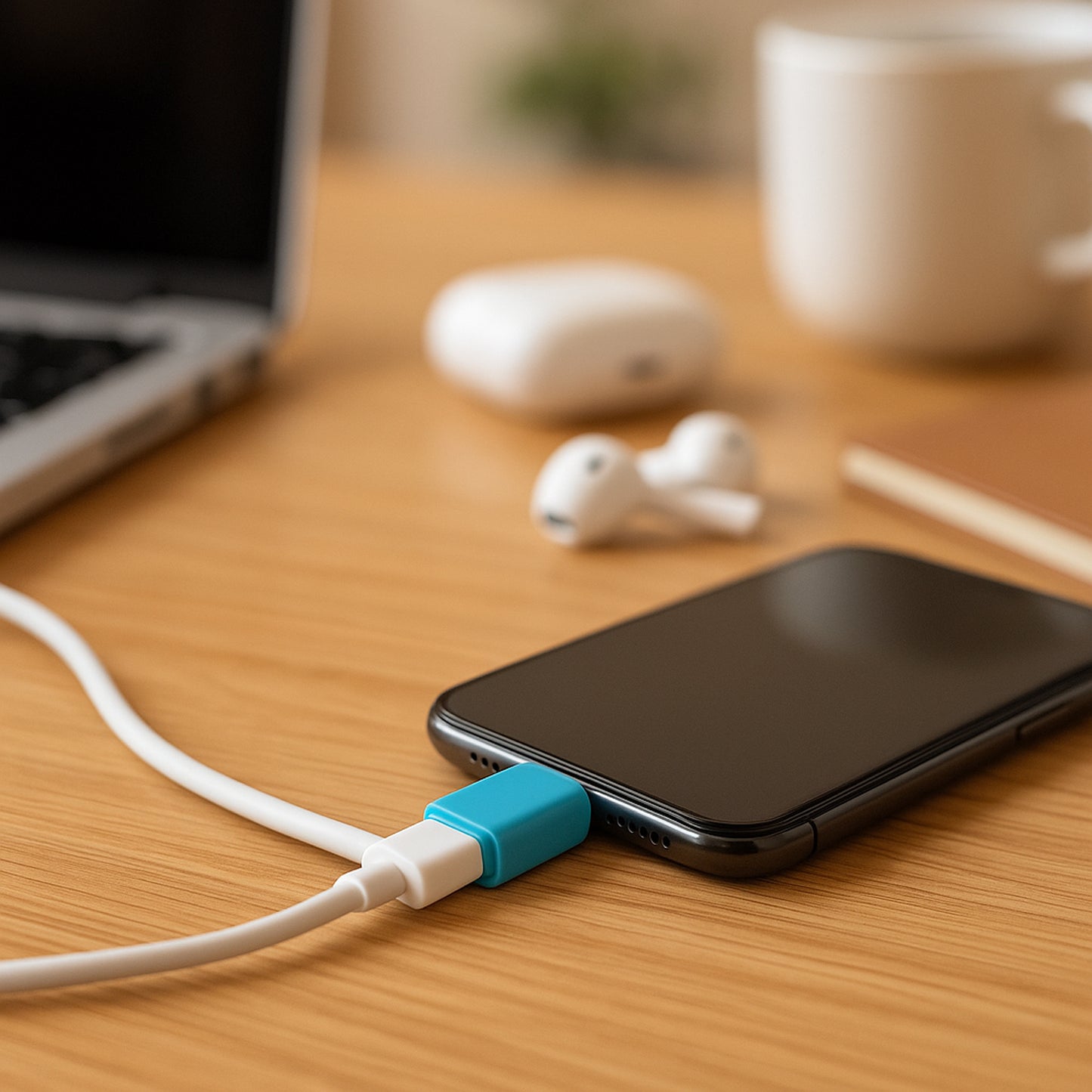 2 Pc USB-C OTG Adapter Set - Type-C to USB-A Converter for Phones & Laptops - Happy Price - Image 3