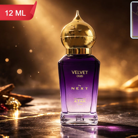 Next Premium Velvet Oud Attar Perfume 12 ML - Concentrated Non-Alcoholic Fragrance Oil - Great Price - Image 1