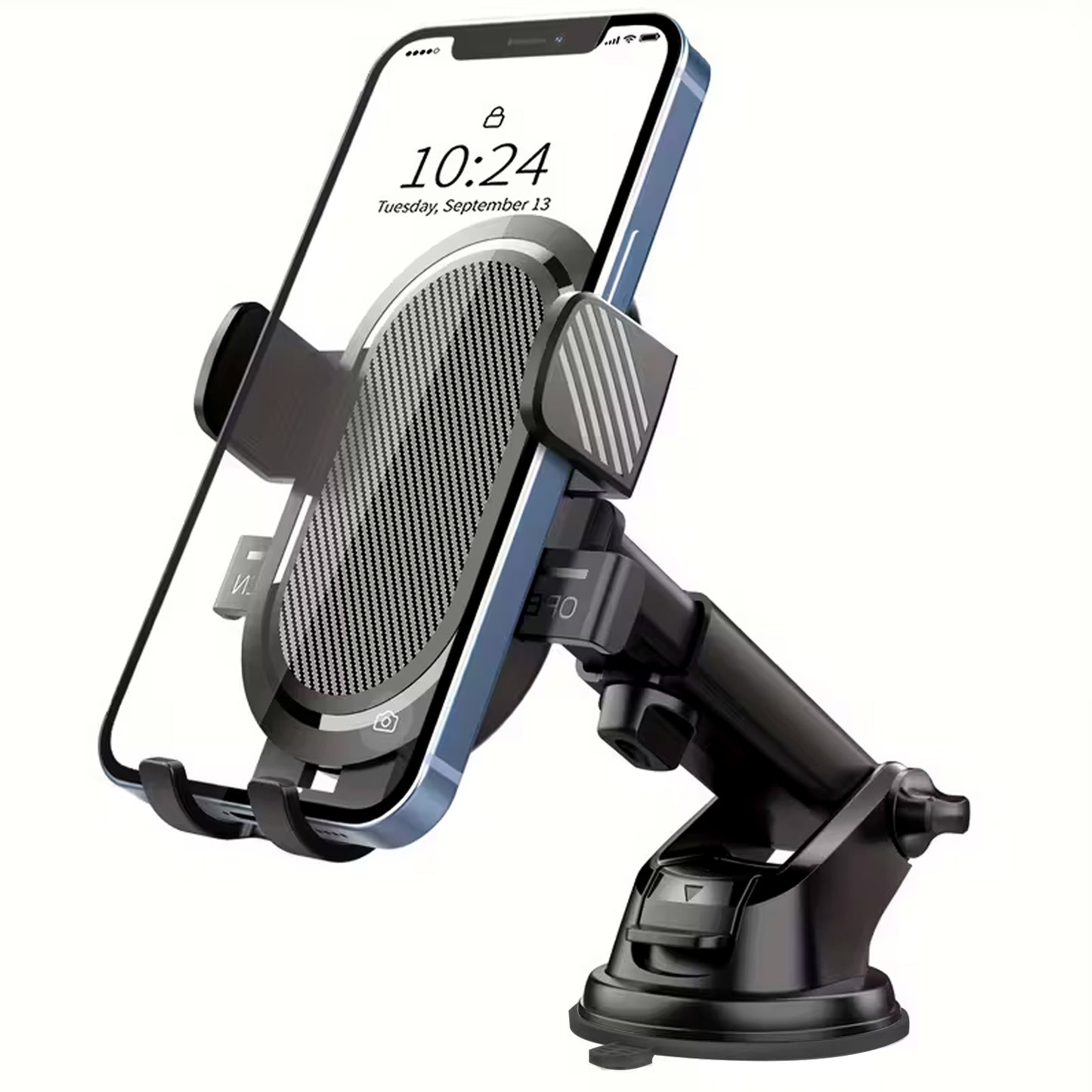 Adjustable Car Phone Mount with Suction Base - 1 Pc - Happy Price - Image 4