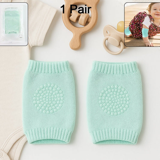 Mint Green Toddler Wool Knit Leg Warmer (Knee Guard) - Happy Price - Image 1