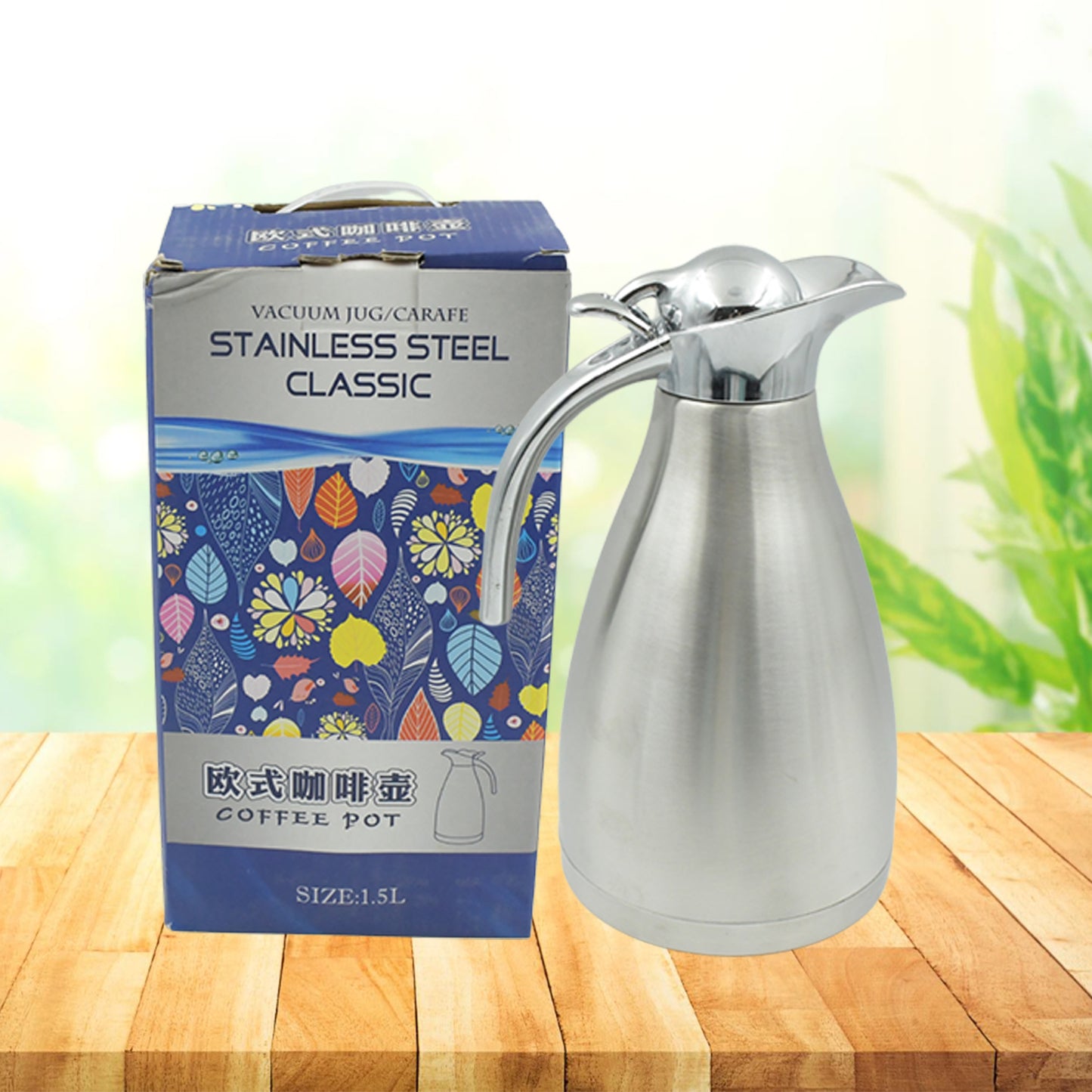 Vacuum Insulated Kettle Jug Vacuum Insulated Thermo Kettle Jug Insulated Vacuum Flask Vacuum Kettle Jug Stainless Steel For Milk Tea Beverage Home Office Travel Coffee (2.5 Ltr  1.5 Ltr  2 Ltr) (1pc) - Happy Price - Image 2