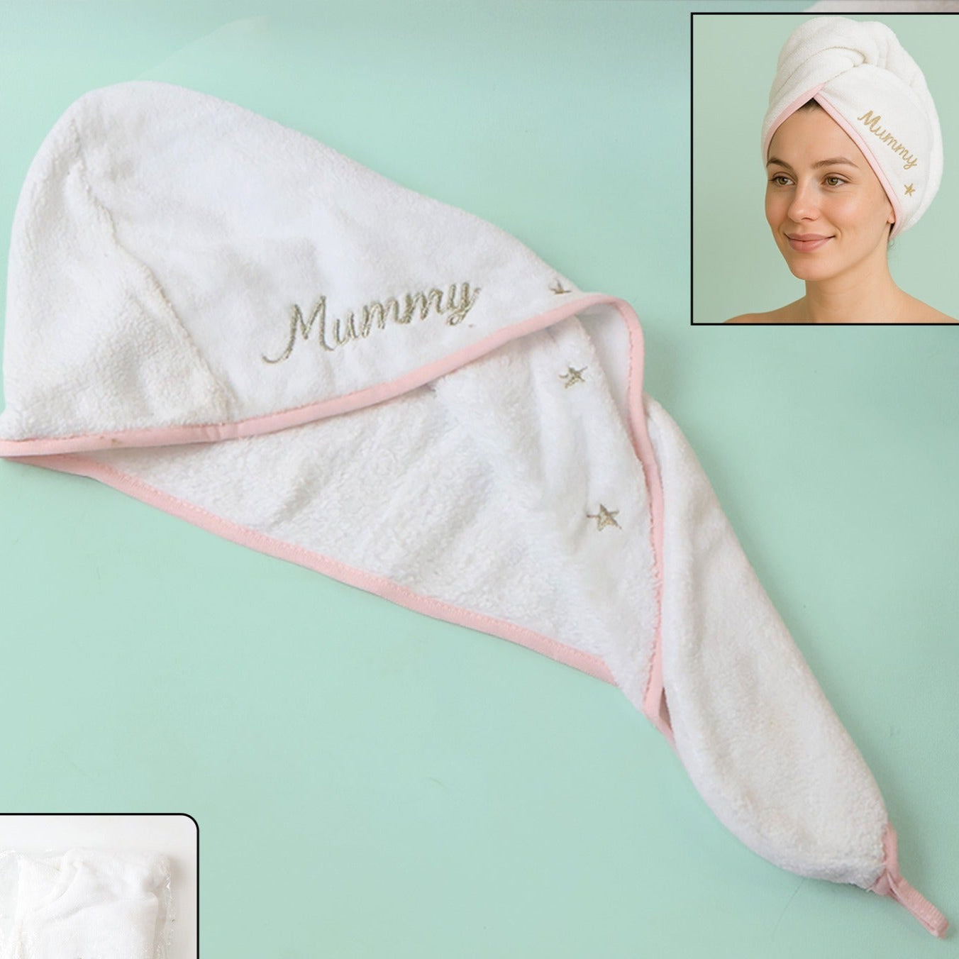 Luxury Microfiber Hair-drying Towel Wrap (1 Pc) - Happy Price - Image 1