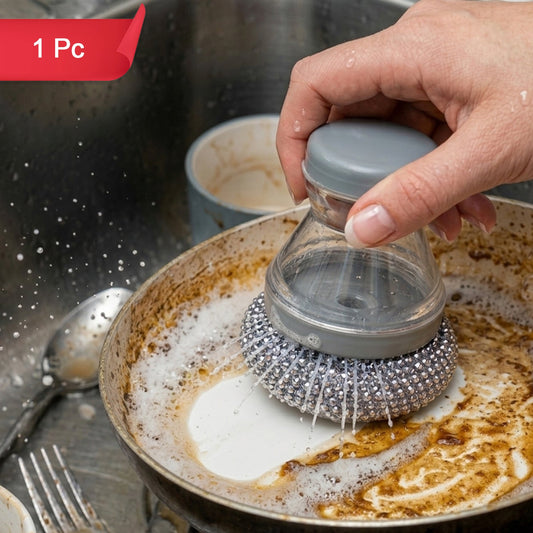 Liquid Dispensing Dish Cleaning Brush 1 Pc