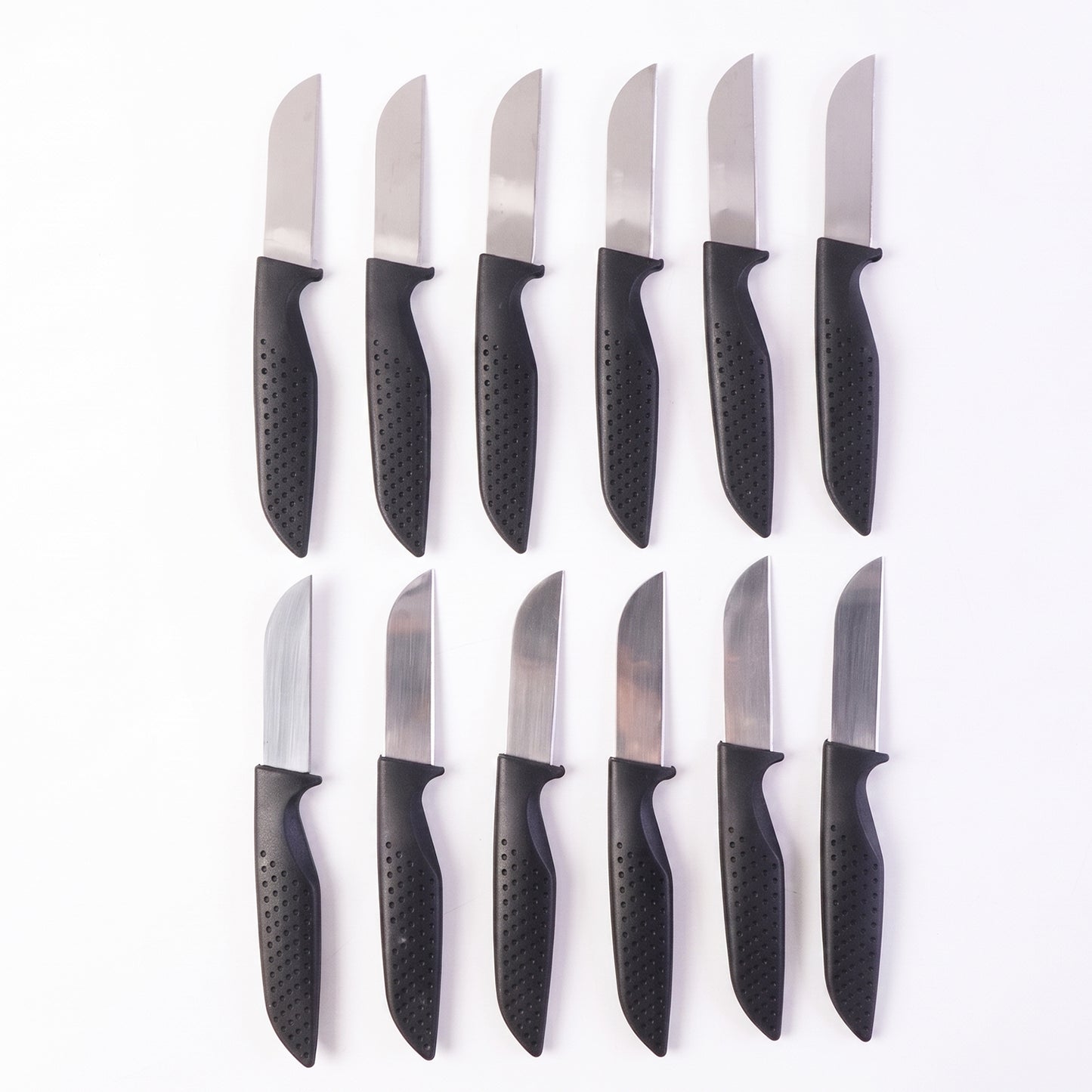 12 Piece Stainless Steel Kitchen Knife Set with Comfortable Grip Handles - Happy Price - Image 4