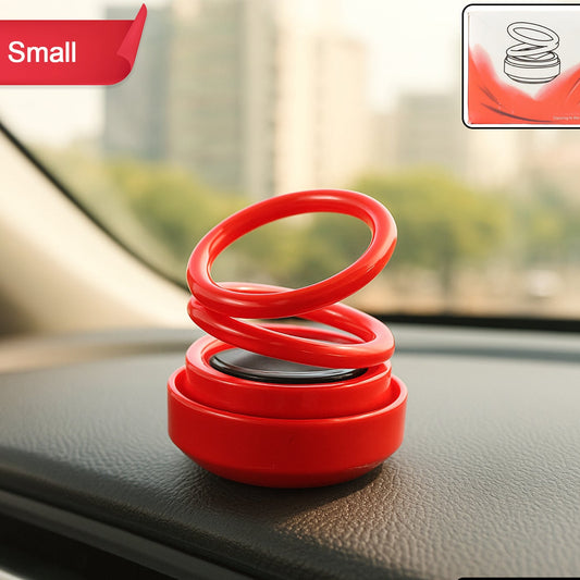 Solar Powered Rotating Car Aroma Diffuser - 1 Pc - Happy Price - Image 1