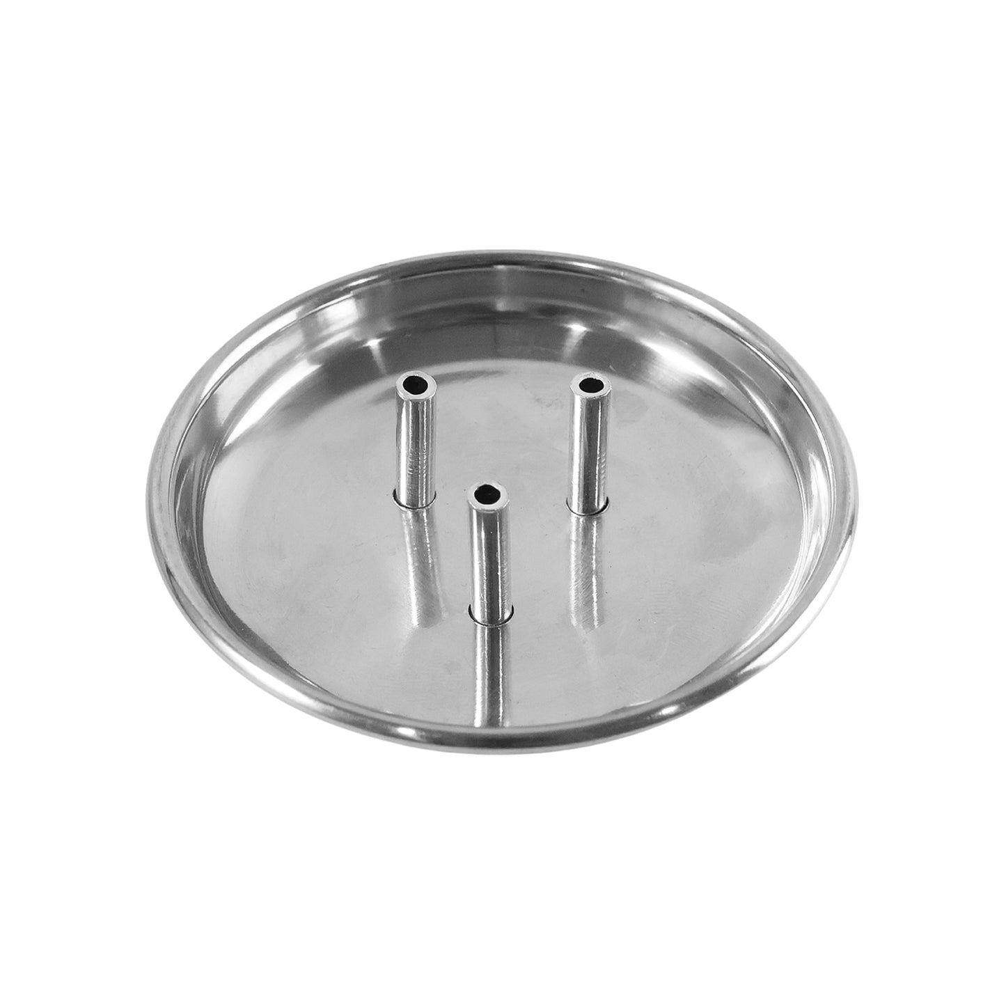 Stainless Steel Agarbatti Stand with 3 Stick Holder & Ash Catcher - 1 Pc - Happy Price - Image 4