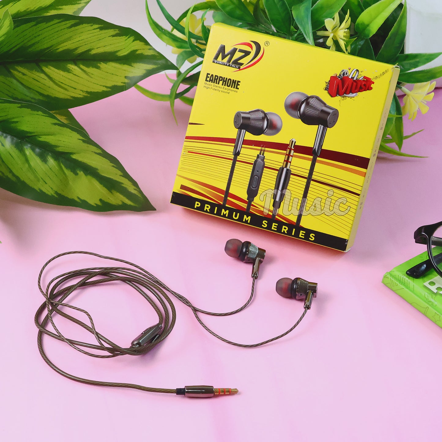 Wired In-Ear Earphones with Mic - 3.5mm Jack, Stereo Sound, Deep Bass (1 Pc) - Happy Price - Image 4