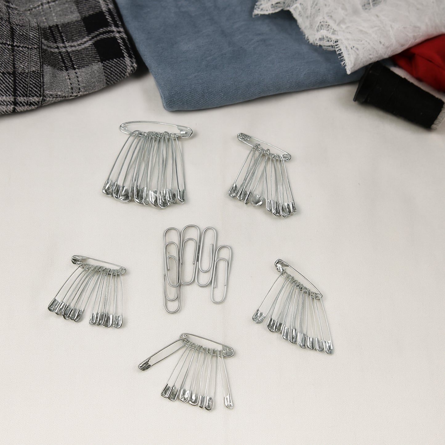 Assorted Metal Safety Pins Set - 1 Set for Clothing Repair & Utility - Happy Price - Image 7