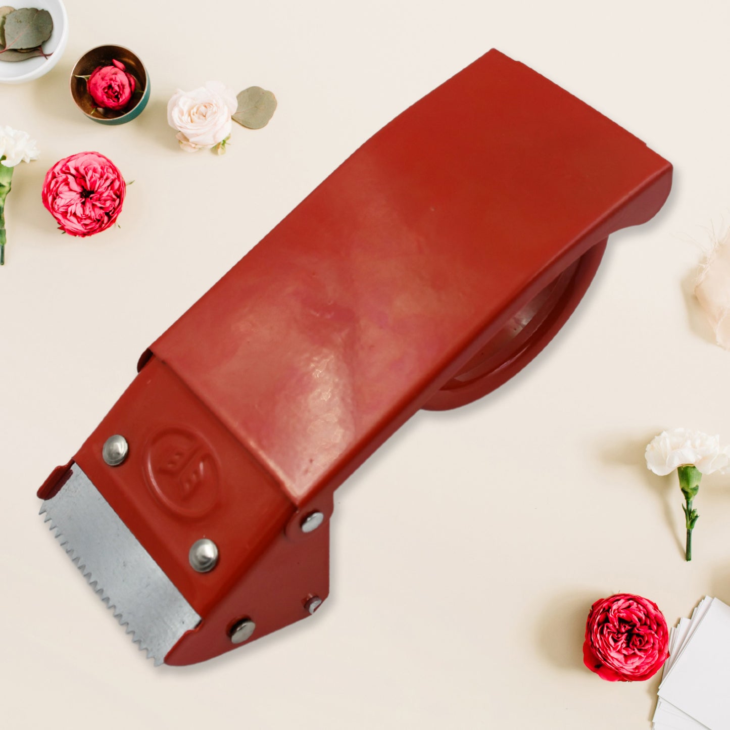 Metal Packing Tape Dispenser Cutter For Home Office Use Tape Dispenser For Stationary Tape Cutter Packaging Tape 55mm - Happy Price - Image 3