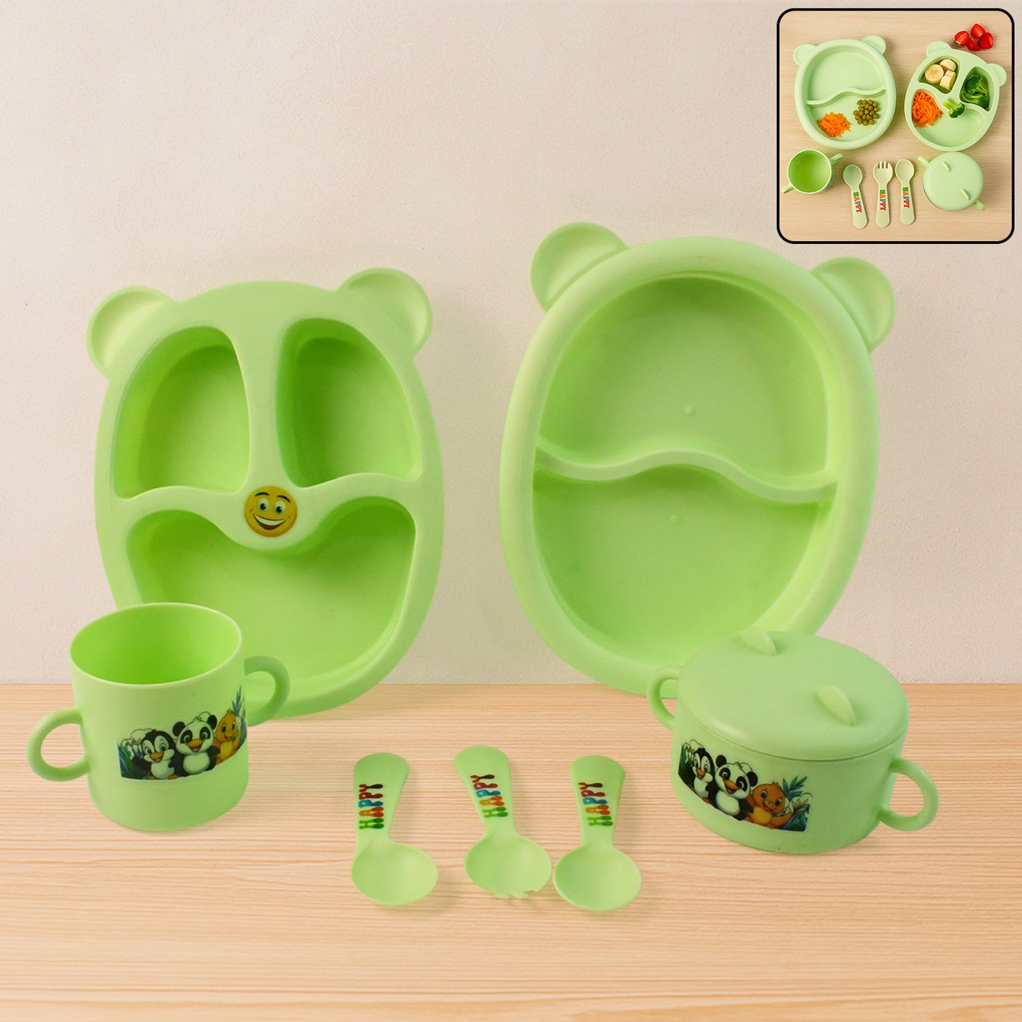 Kids Feeding Dinner (8 Pc Set) - Happy Price - Image 2
