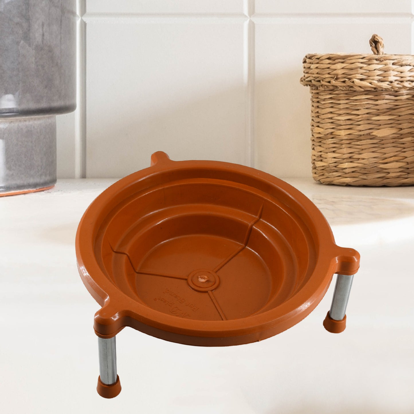 0150 Multipurpose Matka Stand  Plant Pot Water Pot Stand Plastic For Home  Kitchen (1pc) - Happy Price - Image 2