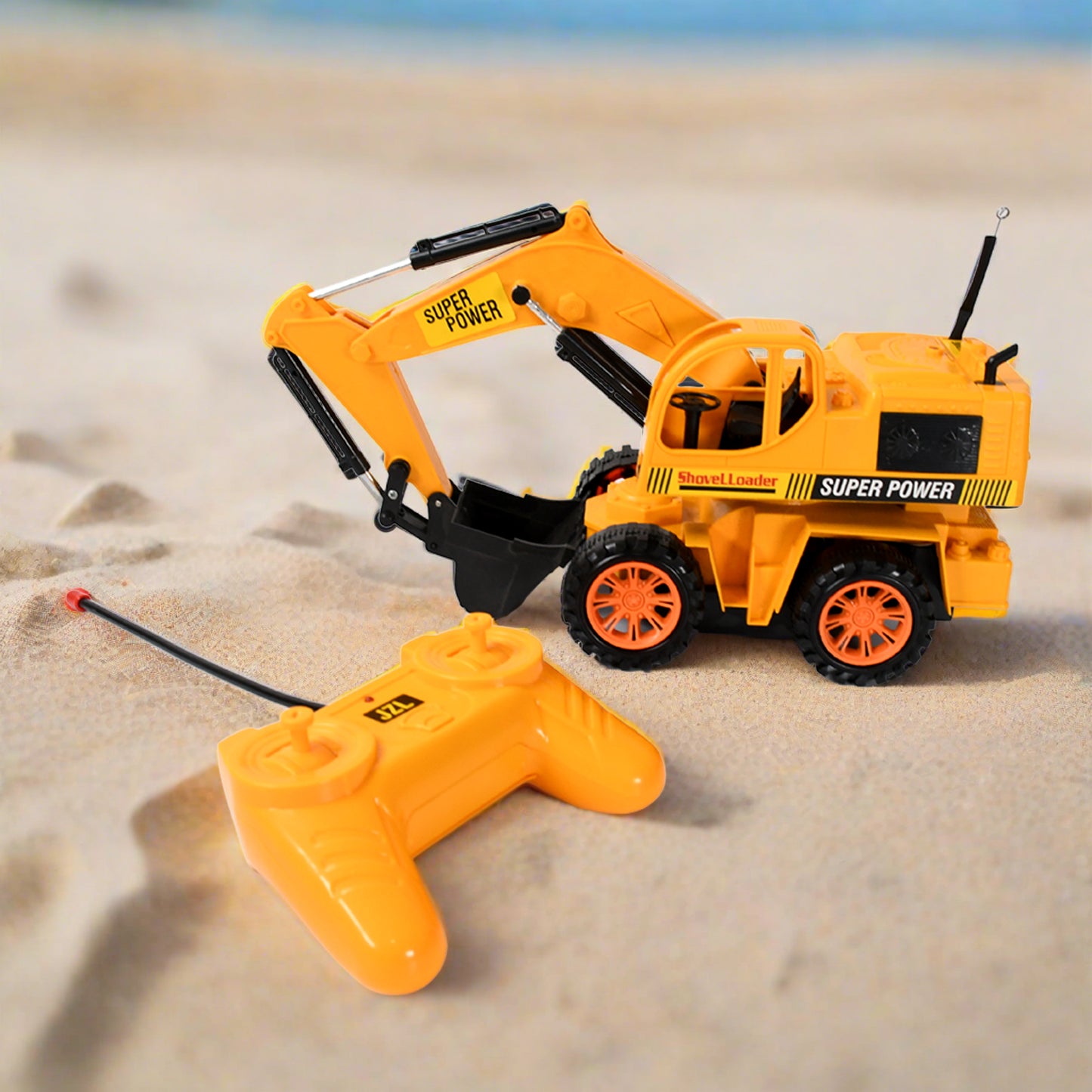 Plastic Jcb Construction Toy Remote Control Jcb Toys For Kids Boys Super Power Remote Control Jcb Truck Construction Toy (1 Set) - Happy Price - Image 2