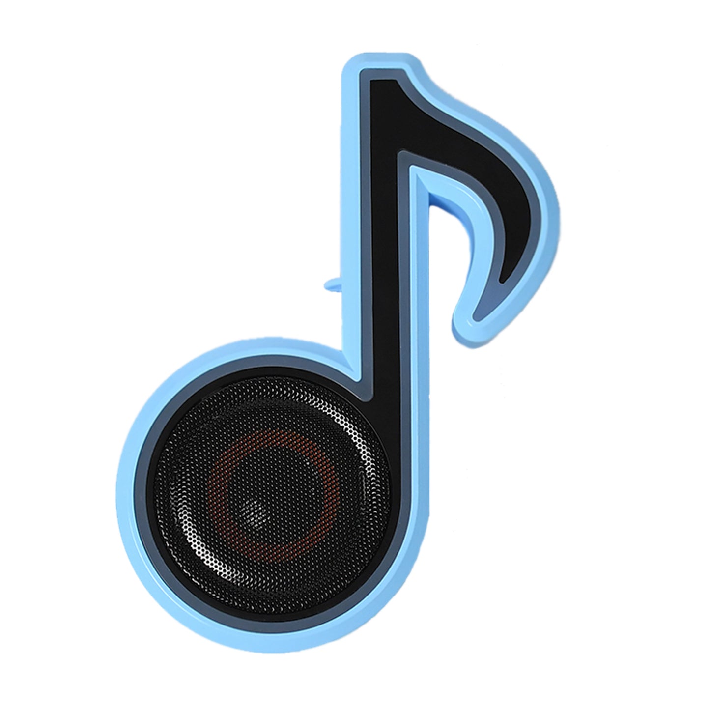 Mini Portable Music Note Shape Speaker Subwoofer Colorful Musical Note Led Lighting Sound For Creatives Gift Computer Phone Sound Equipment - Happy Price - Image 3