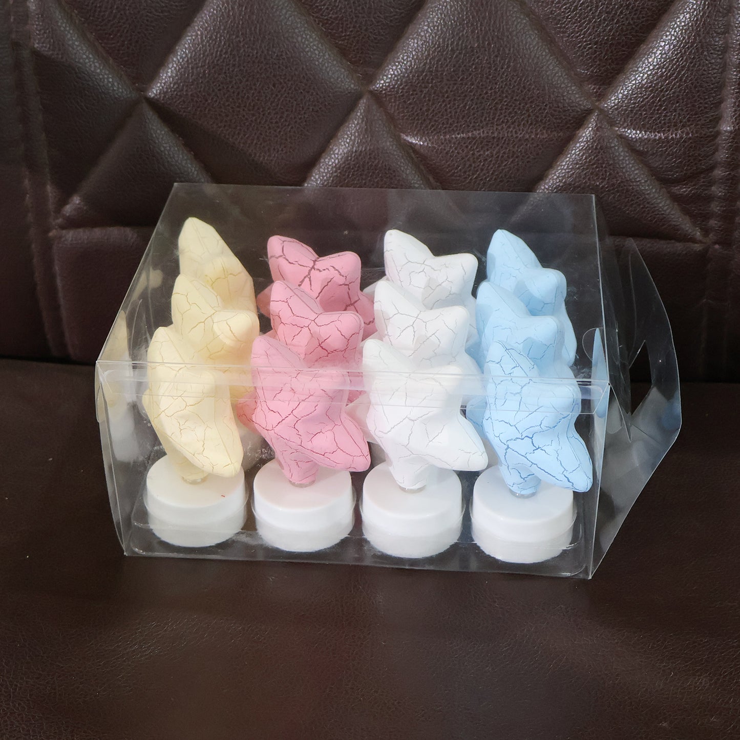 Star Shape Decorative LED Tealight Candles - 12 Pc Set - Happy Price - Image 7