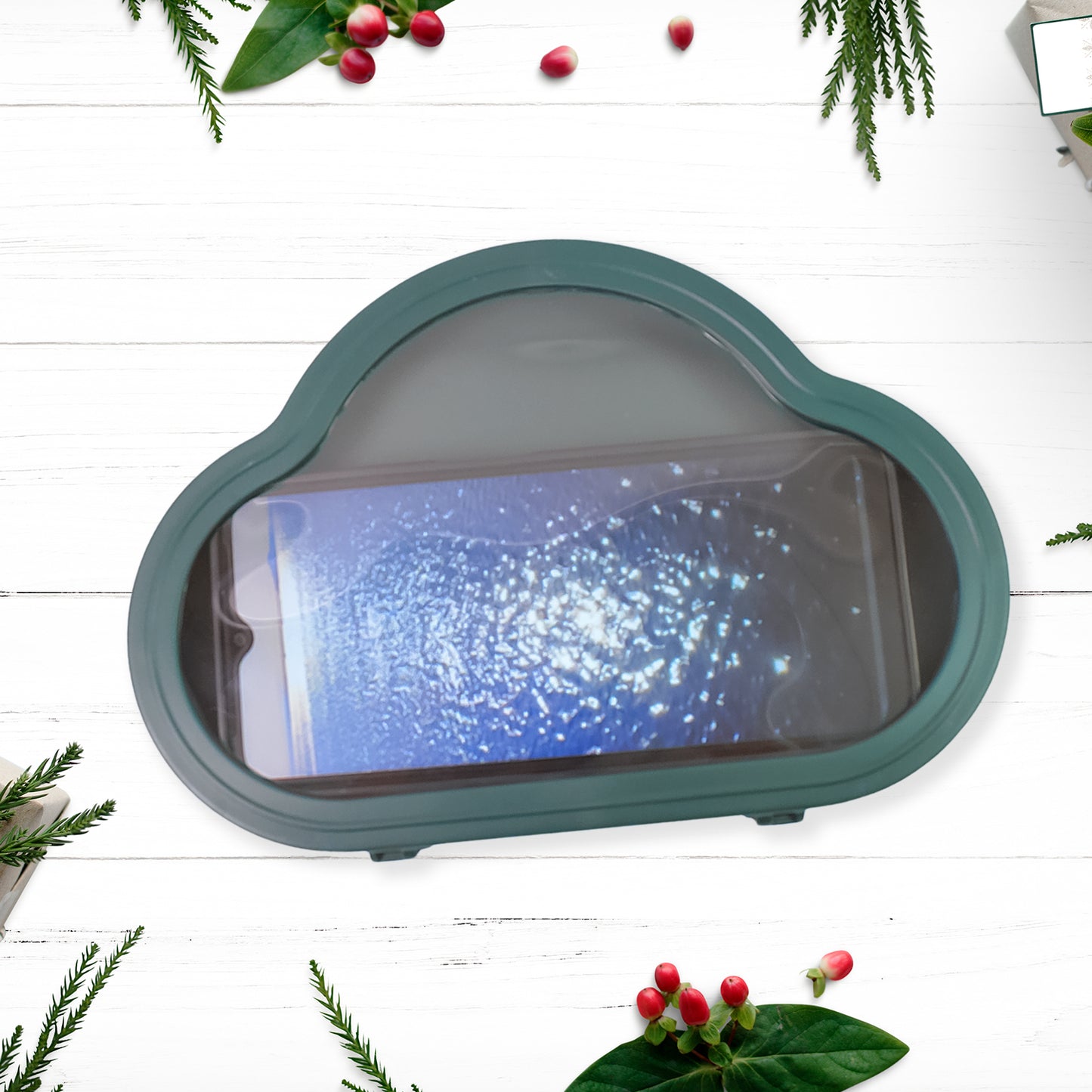 Smartphone  Mobile Stand Waterproof Case Smartphone Stand Case (1 Pc   Gray Colour) - Happy Price - Image 3