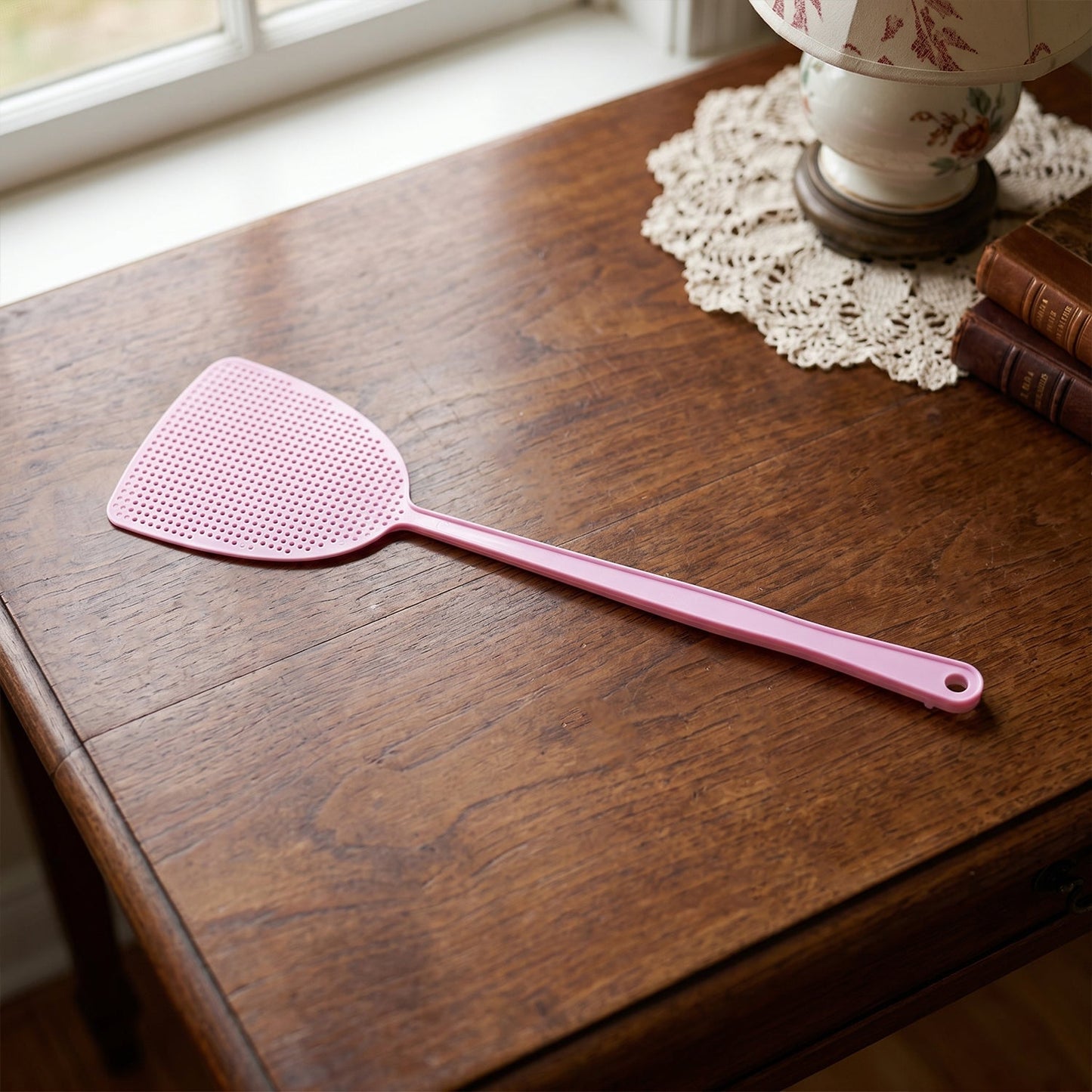 5 Pcs Manual Fly Swatter Set - 39 Cm Long Handle Pest Control Tool - Happy Price - Image 3