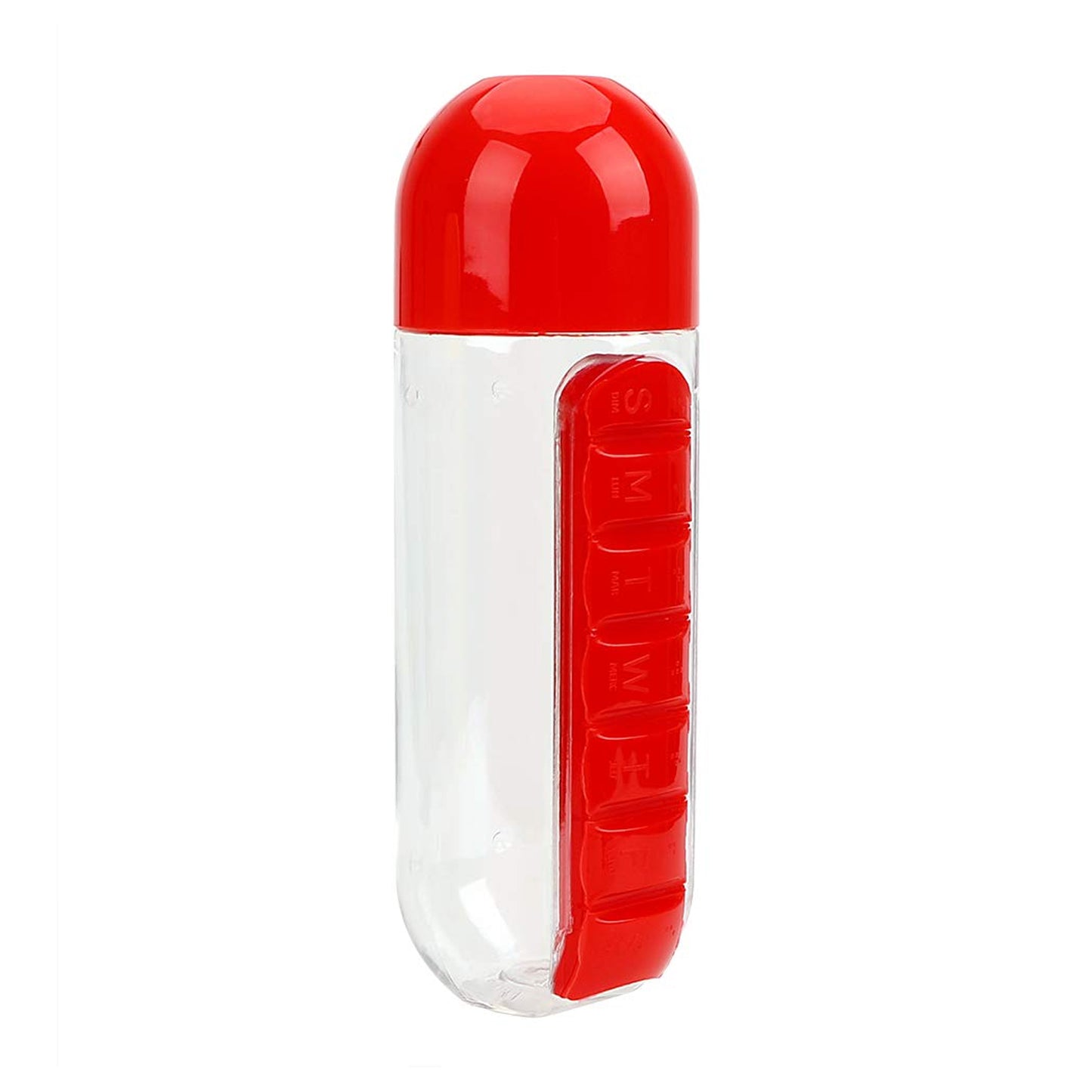 Water Bottle With Built-in 7-day Pill Organizer Approx 900ml (1 Pc) - Happy Price - Image 2