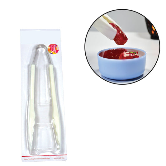 Plastic Handle Tong Bread Clamps Kitchen Tongs Cooking Tongs. - Happy Price - Image 1