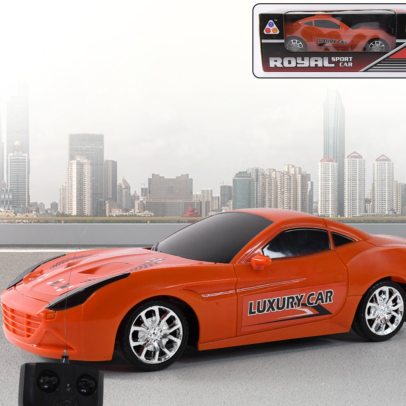 Ttg Luxury Remote Control Sports Car Toy (1 Set) - Happy Price - Image 1