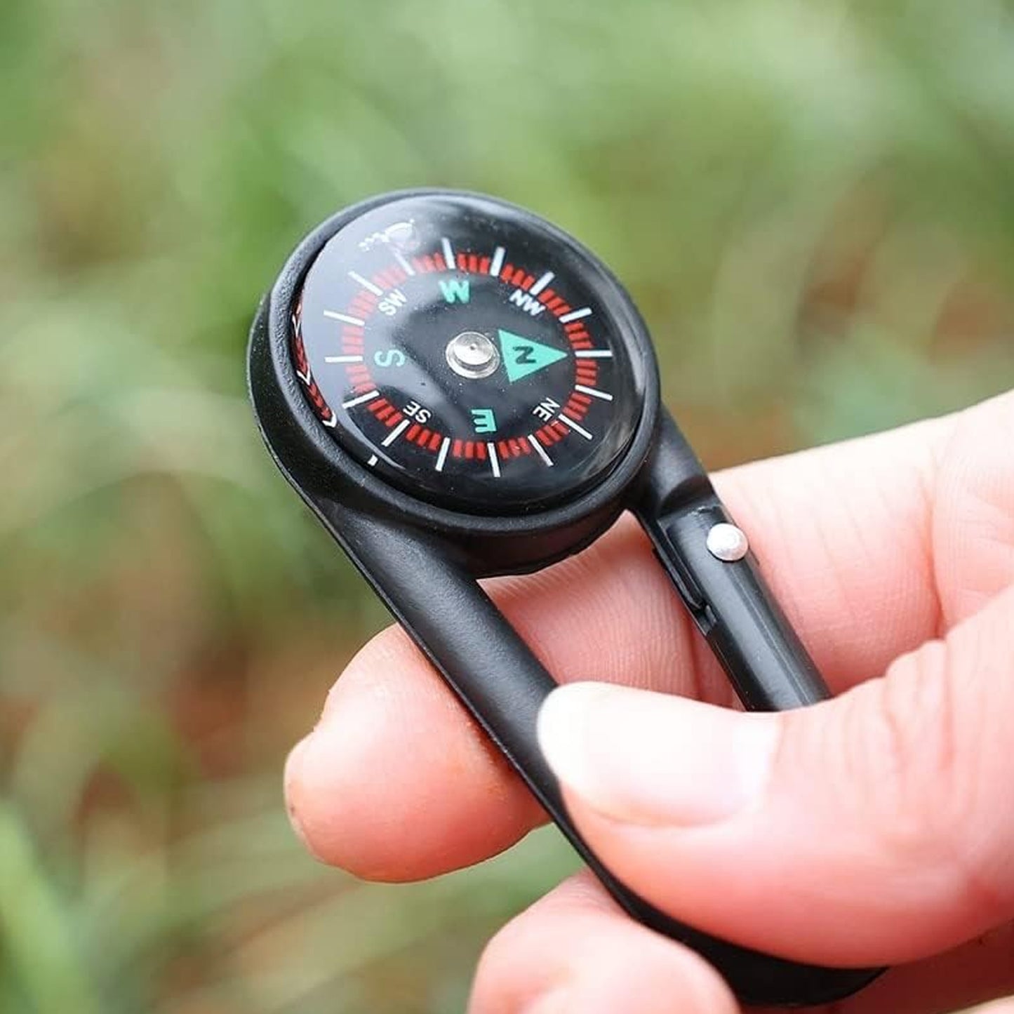 Clip Snap Hook Mini Compass (1 Pc   (1 Pc  Mix Design) - Happy Price - Image 7