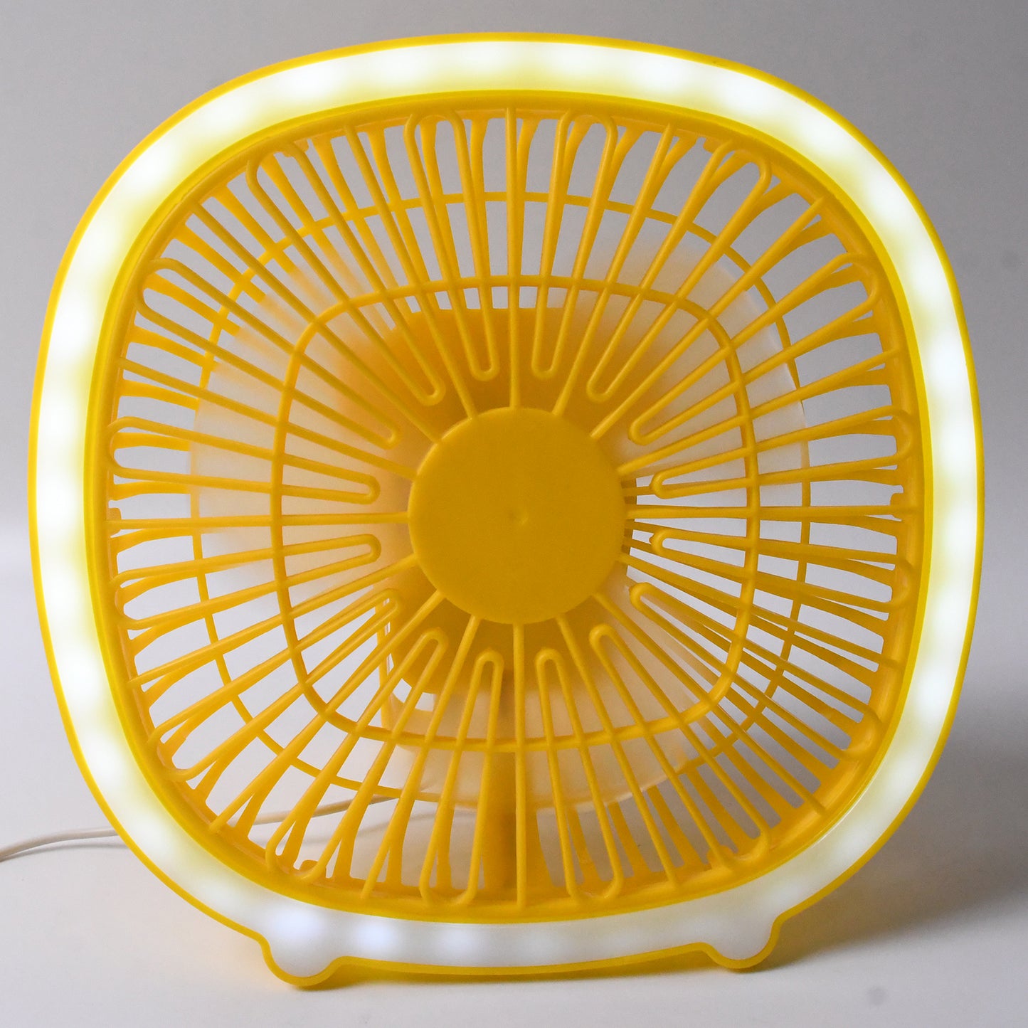 Usb Portable Mini Desk Fan With Light (1 Pc) - Happy Price - Image 4