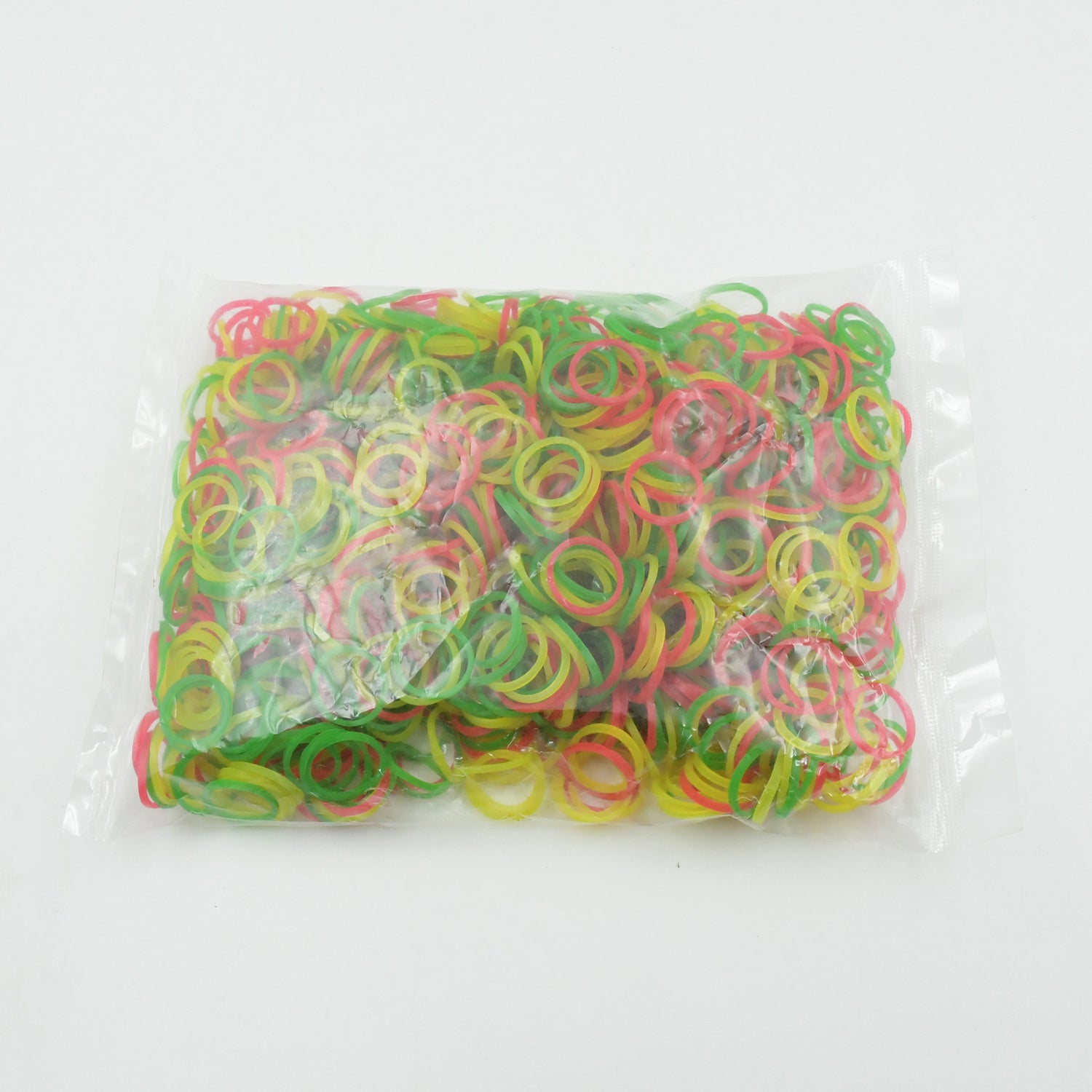 Multicolor Nylon Elastic Rubber Bands - 50 Gm Pack, 1 Inch Size - Great Price - Image 1