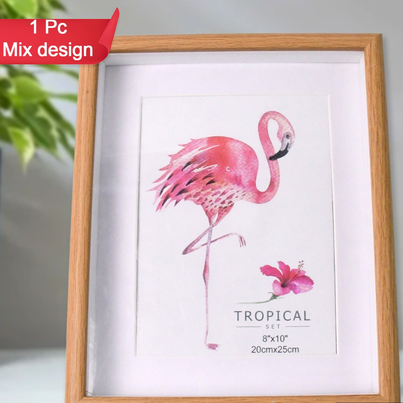 Creative Solid Wooden Photo Frame (Mix Design  Size  1pc) - Happy Price - Image 1