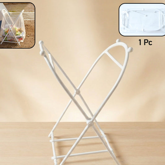 Foldable Garbage Bag Stand Holder - Portable Waste Bag Support Frame (1 Pc) - Happy Price - Image 1