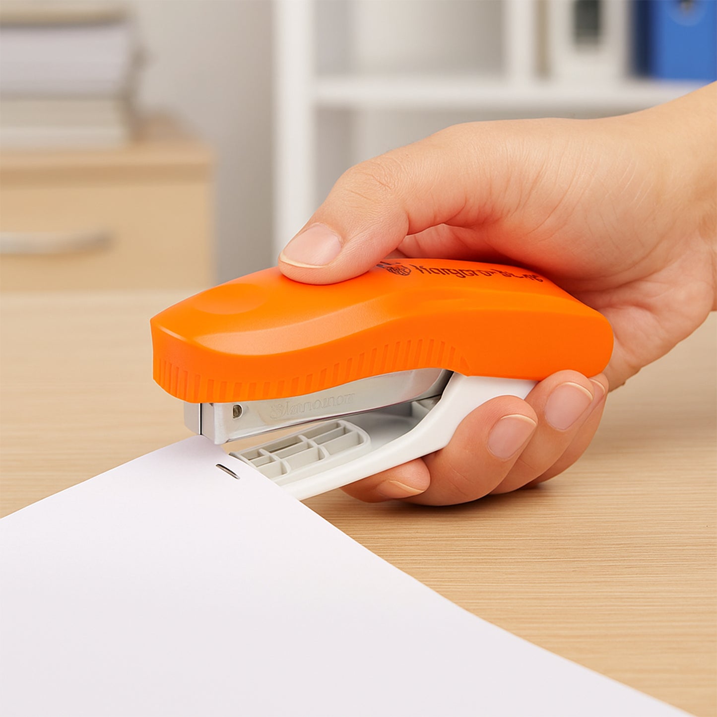 Compact Stapler for Office & School Use - 1 Pc - Happy Price - Image 3