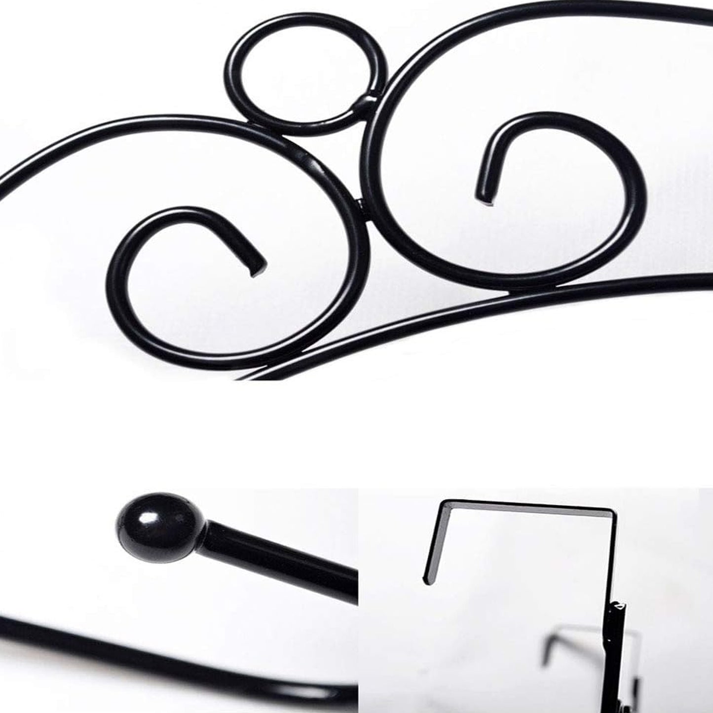 Over The Door Hanger Rack 7 Hooks Decorative Ognazier Hook Rack Stylish Door Hanger Door Hook Hangers With 7 Hooksmetal Hanging Rack For Home Office Use - Happy Price - Image 2
