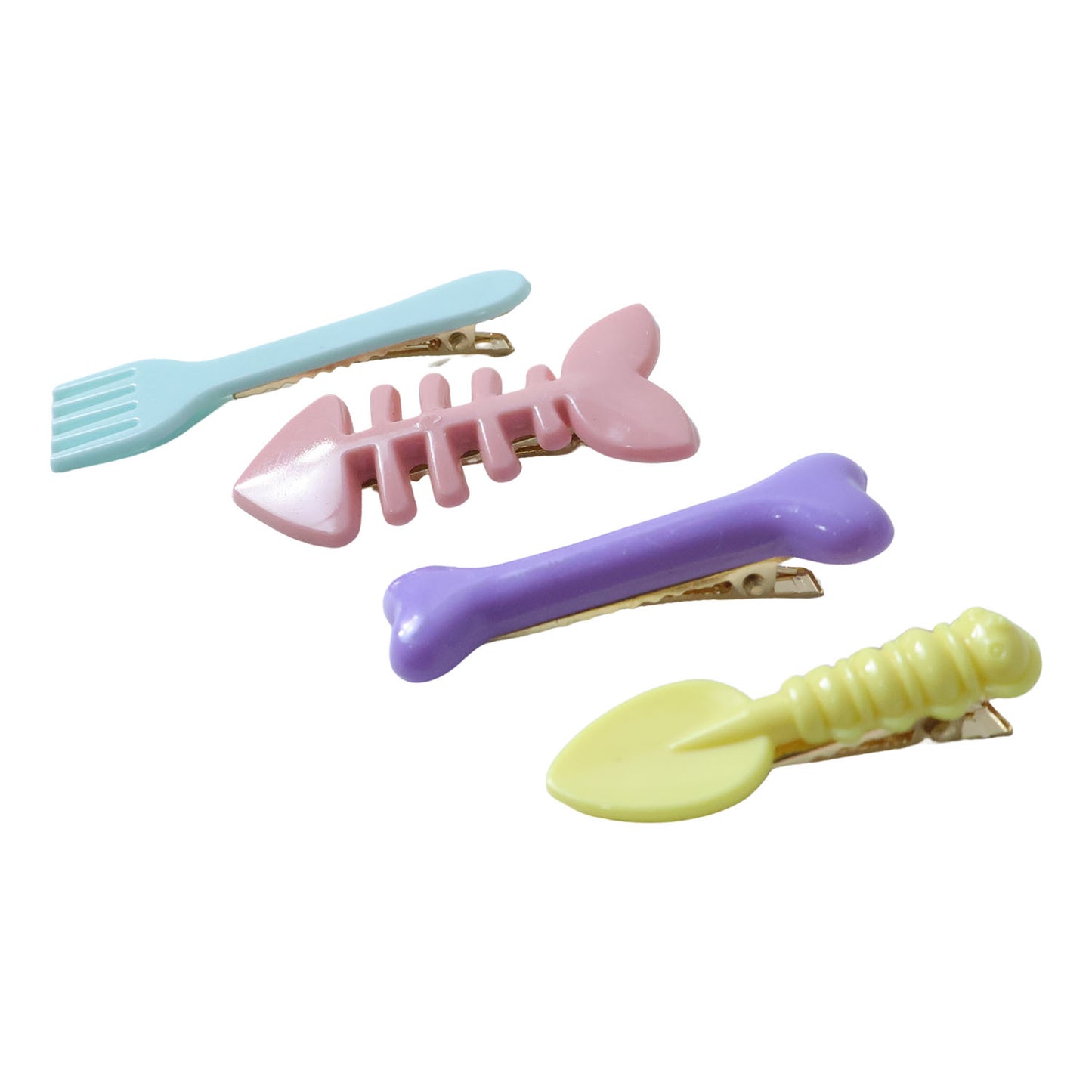 Cute Cartoon Hair Clips for Girls - 4 Pc Set - Happy Price - Image 4