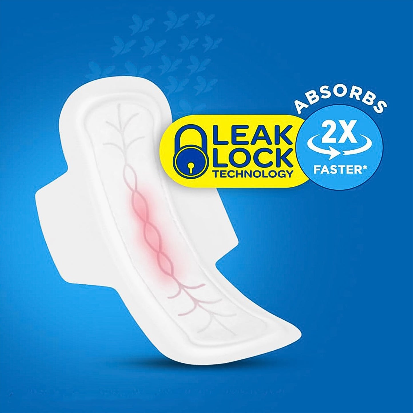 Blue Lady Extra Long Pads With Wides Wings Sanitary Pads  280 Mm 40-pack - Happy Price - Image 2