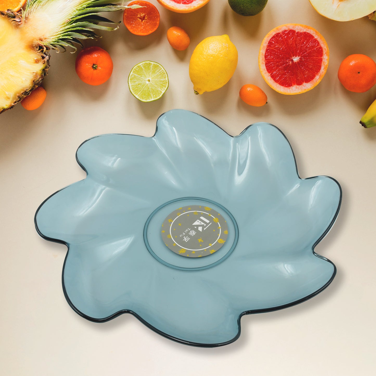 Flower Shape Plastic Dinner  Fruit Plate   Tray  Snacks  Breakfast Plate Friendly Plastic Plate For Kids Party Supplies Birthday Holiday Party Dinnerware Supplies (1 Pc) - Happy Price - Image 2