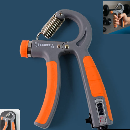 Adjustable Hand Grip Strengthener with Counter - 5kg to 60kg Resistance, 1 Pc - Happy Price - Image 1