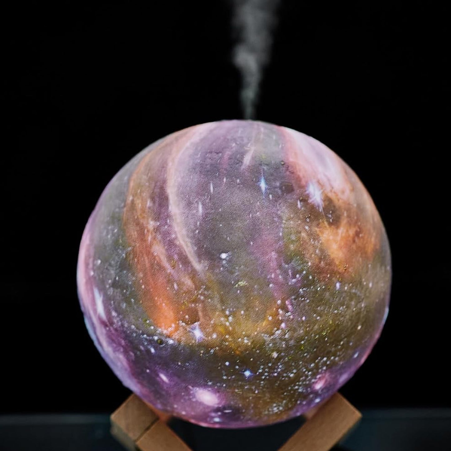 3d 2 In 1 Led Printed Moon Lamp  Aroma Diffuser (1 Pc) - Happy Price - Image 2